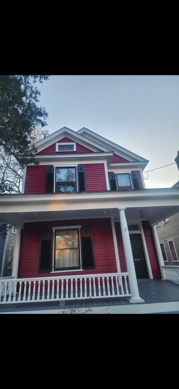 Historic waterfront district home exterior transformation